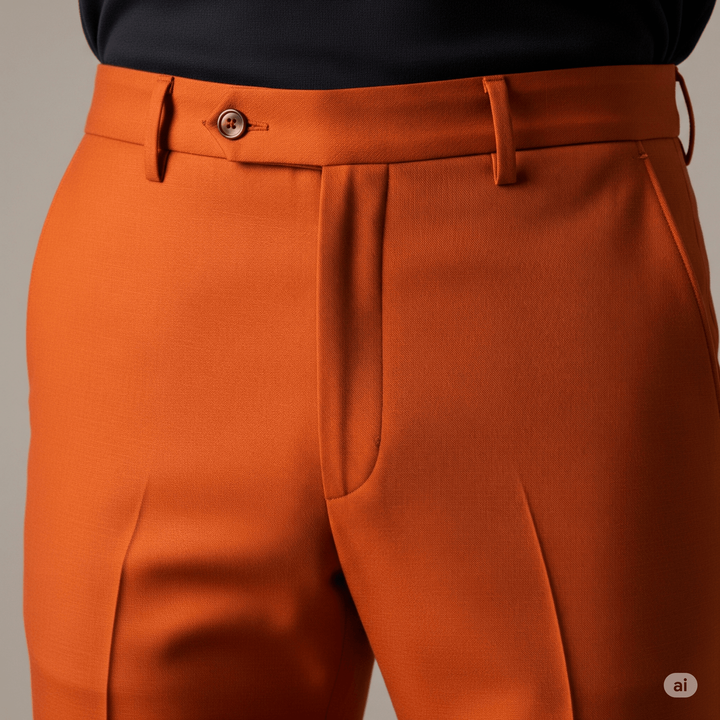 Men's Formal Cotton Dress Pants - Blue