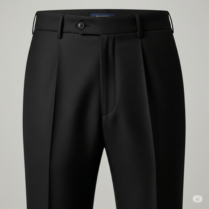 Men's Formal Cotton Dress Pants - Blue